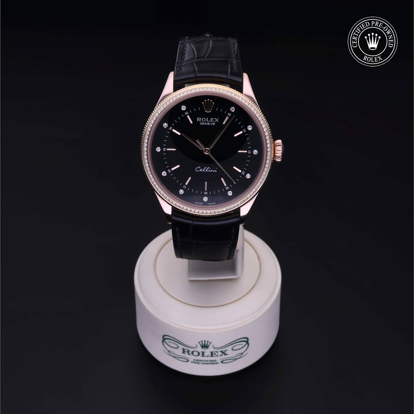 Rolex Certified Pre-Owned Cellini 39 mm in Rose Gold, 50605